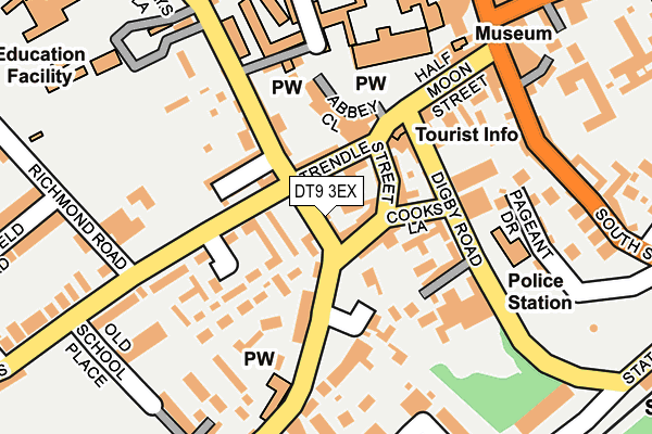 DT9 3EX map - OS OpenMap – Local (Ordnance Survey)