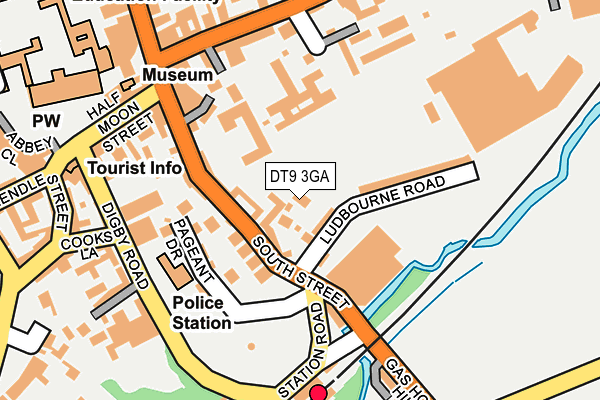 DT9 3GA map - OS OpenMap – Local (Ordnance Survey)