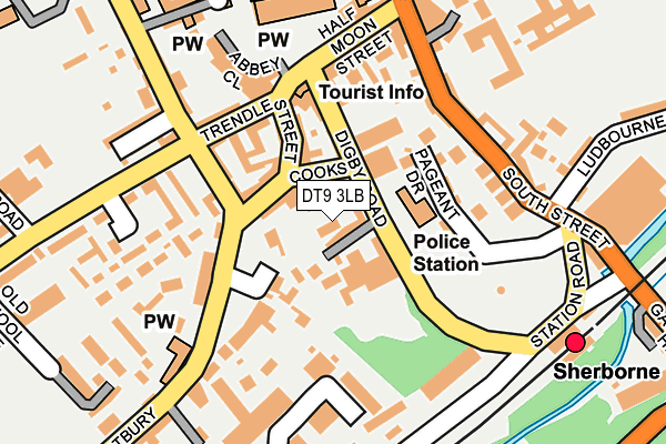 DT9 3LB map - OS OpenMap – Local (Ordnance Survey)