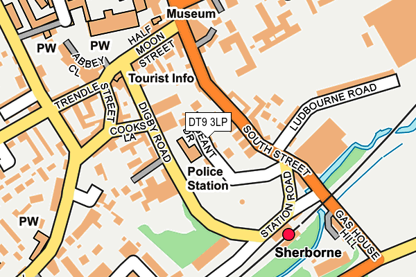 DT9 3LP map - OS OpenMap – Local (Ordnance Survey)