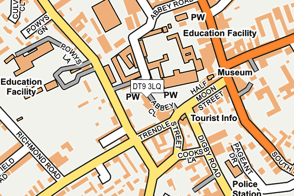 DT9 3LQ map - OS OpenMap – Local (Ordnance Survey)