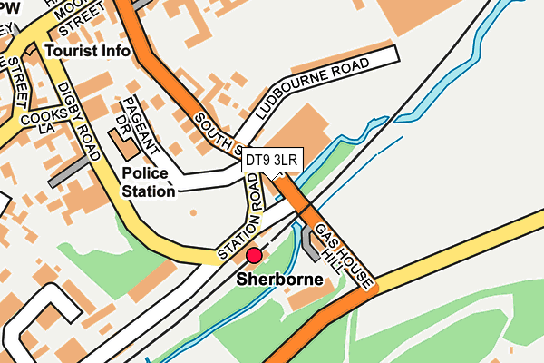 DT9 3LR map - OS OpenMap – Local (Ordnance Survey)