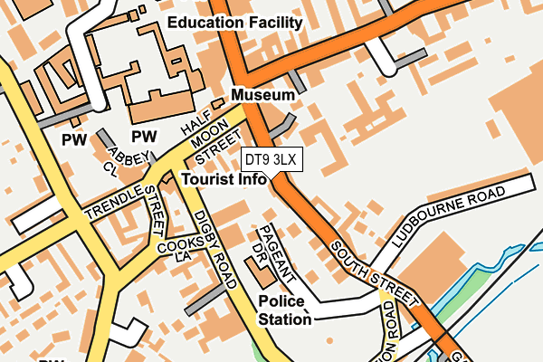 DT9 3LX map - OS OpenMap – Local (Ordnance Survey)