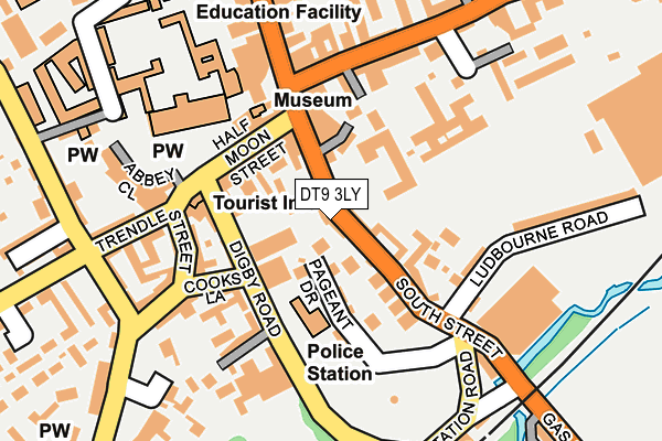 DT9 3LY map - OS OpenMap – Local (Ordnance Survey)