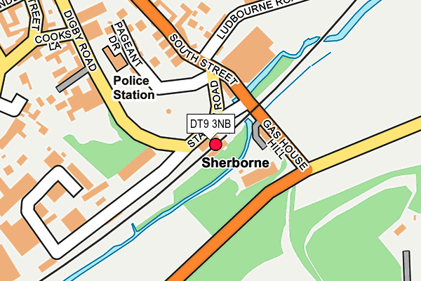 DT9 3NB map - OS OpenMap – Local (Ordnance Survey)