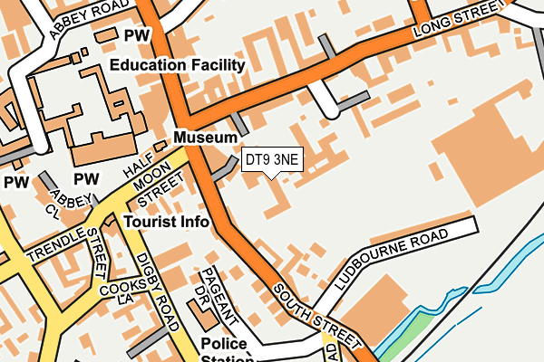 DT9 3NE map - OS OpenMap – Local (Ordnance Survey)