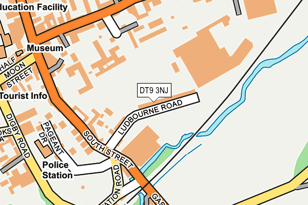 DT9 3NJ map - OS OpenMap – Local (Ordnance Survey)