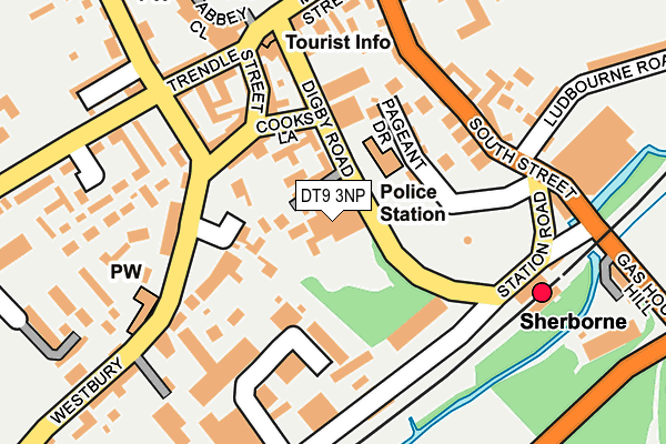 DT9 3NP map - OS OpenMap – Local (Ordnance Survey)