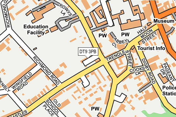 DT9 3PB map - OS OpenMap – Local (Ordnance Survey)