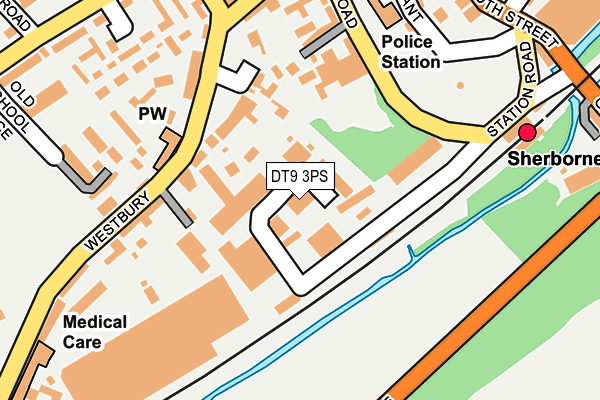 DT9 3PS map - OS OpenMap – Local (Ordnance Survey)