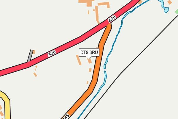 DT9 3RU map - OS OpenMap – Local (Ordnance Survey)