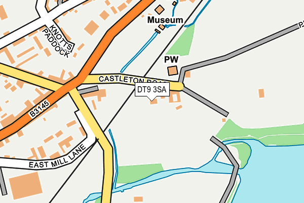 DT9 3SA map - OS OpenMap – Local (Ordnance Survey)