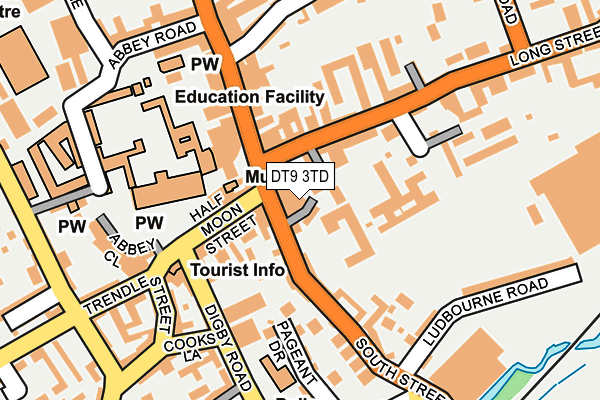 DT9 3TD map - OS OpenMap – Local (Ordnance Survey)