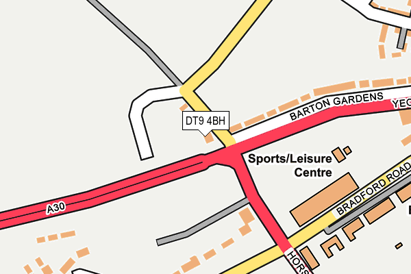 DT9 4BH map - OS OpenMap – Local (Ordnance Survey)