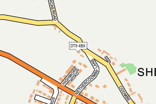 DT9 4BX map - OS OpenMap – Local (Ordnance Survey)