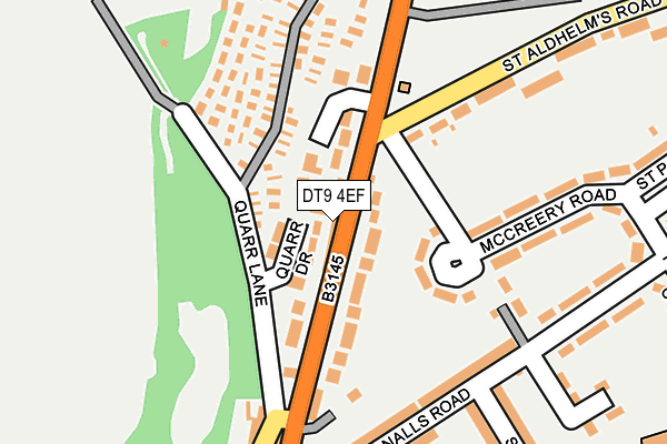 DT9 4EF map - OS OpenMap – Local (Ordnance Survey)