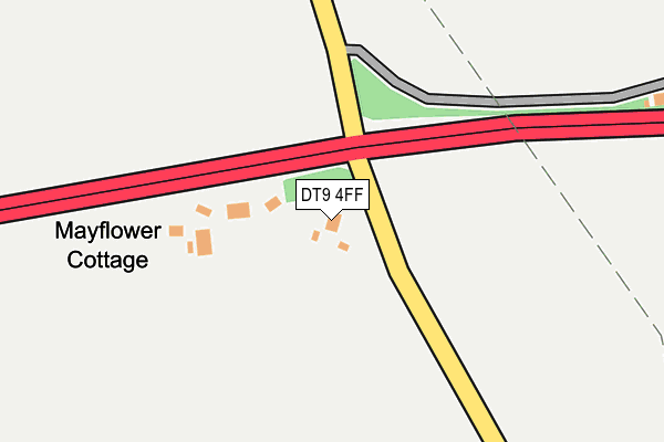 DT9 4FF map - OS OpenMap – Local (Ordnance Survey)