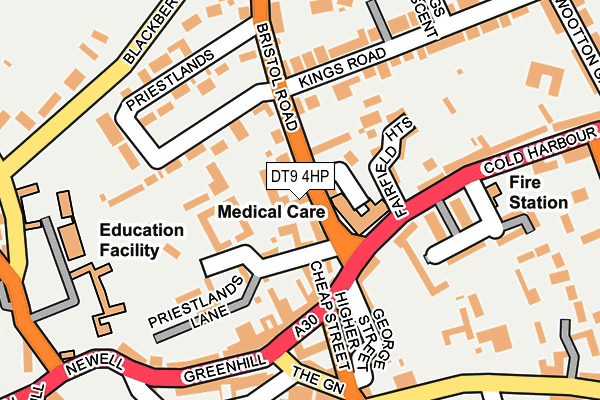 Map of ELITE CARE DORSET LTD at local scale