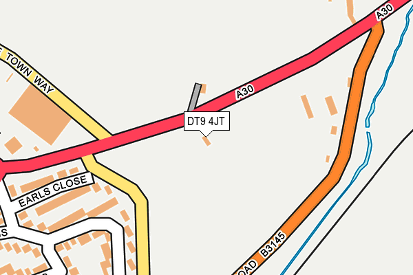 DT9 4JT map - OS OpenMap – Local (Ordnance Survey)