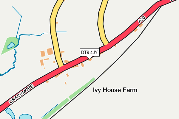 DT9 4JY map - OS OpenMap – Local (Ordnance Survey)