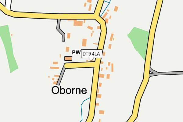 DT9 4LA map - OS OpenMap – Local (Ordnance Survey)