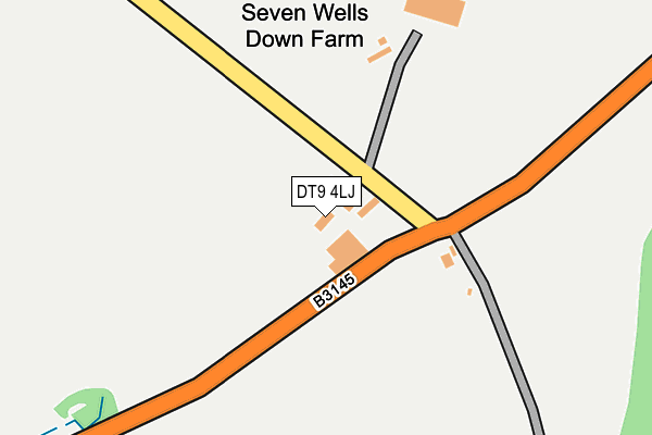 DT9 4LJ map - OS OpenMap – Local (Ordnance Survey)