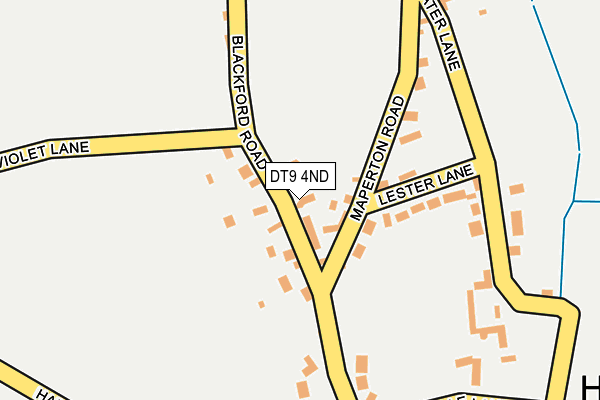 DT9 4ND map - OS OpenMap – Local (Ordnance Survey)