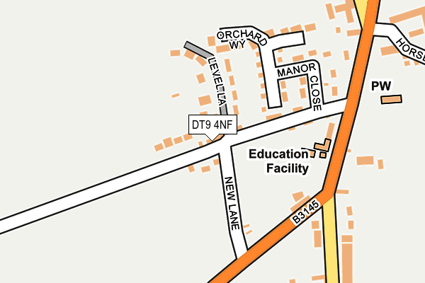 DT9 4NF map - OS OpenMap – Local (Ordnance Survey)