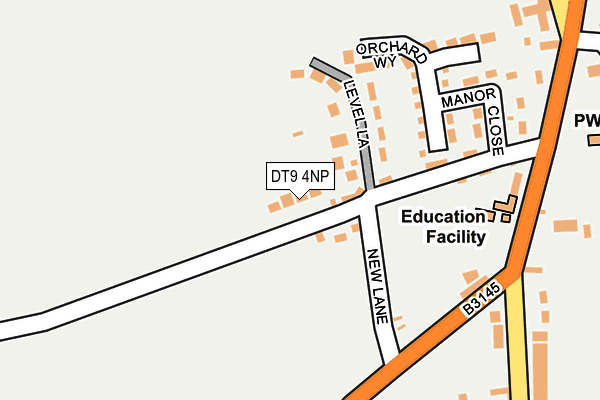 DT9 4NP map - OS OpenMap – Local (Ordnance Survey)