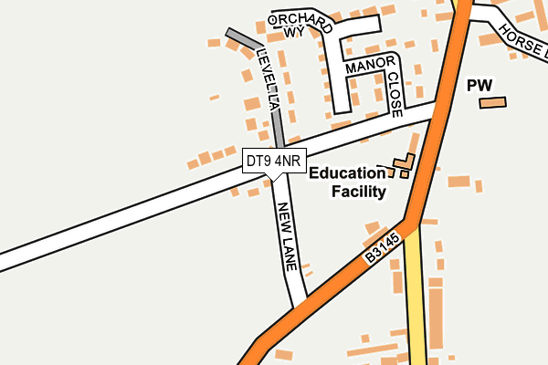 DT9 4NR map - OS OpenMap – Local (Ordnance Survey)