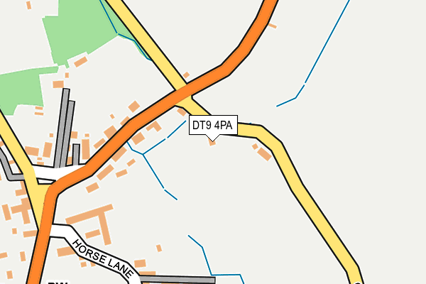 DT9 4PA map - OS OpenMap – Local (Ordnance Survey)