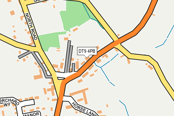 DT9 4PB map - OS OpenMap – Local (Ordnance Survey)