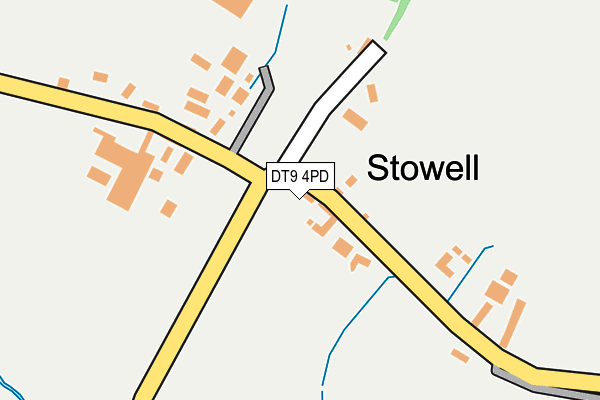 DT9 4PD map - OS OpenMap – Local (Ordnance Survey)