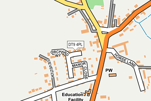 DT9 4PL map - OS OpenMap – Local (Ordnance Survey)