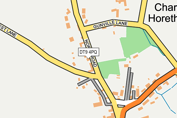 DT9 4PQ map - OS OpenMap – Local (Ordnance Survey)