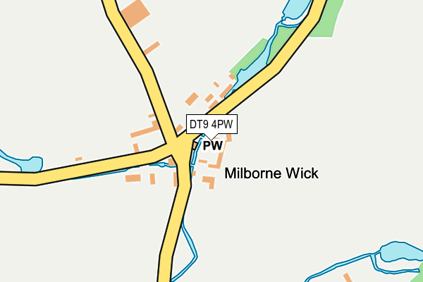 DT9 4PW map - OS OpenMap – Local (Ordnance Survey)