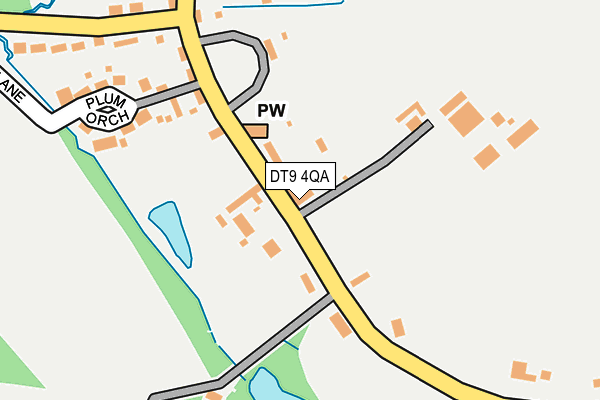 DT9 4QA map - OS OpenMap – Local (Ordnance Survey)