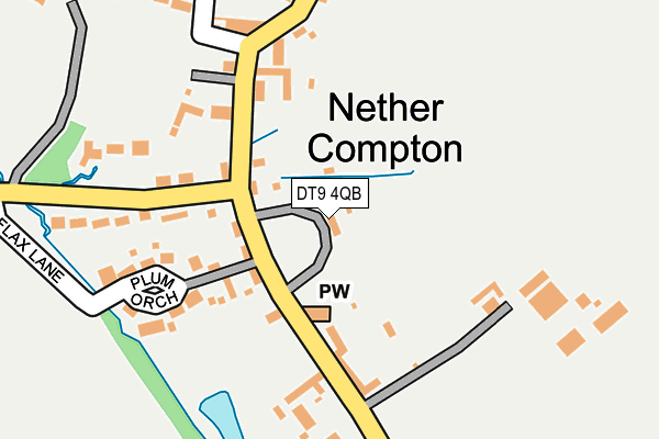 DT9 4QB map - OS OpenMap – Local (Ordnance Survey)