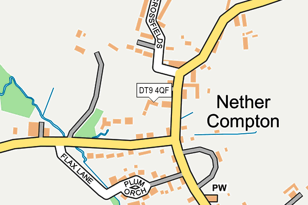 DT9 4QF map - OS OpenMap – Local (Ordnance Survey)