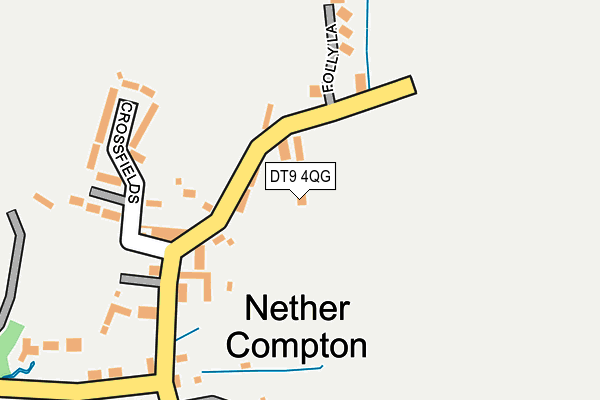 DT9 4QG map - OS OpenMap – Local (Ordnance Survey)