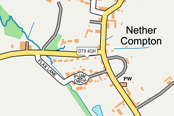 DT9 4QH map - OS OpenMap – Local (Ordnance Survey)