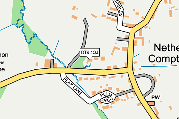 DT9 4QJ map - OS OpenMap – Local (Ordnance Survey)