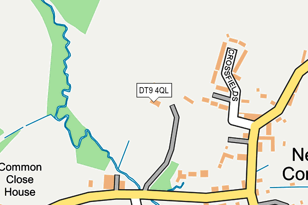 DT9 4QL map - OS OpenMap – Local (Ordnance Survey)