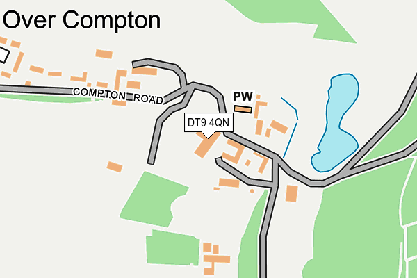 DT9 4QN map - OS OpenMap – Local (Ordnance Survey)