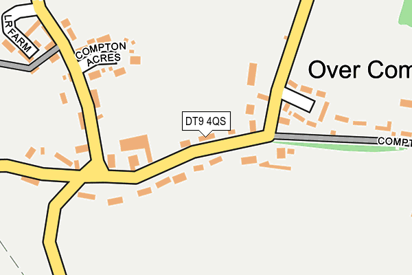 DT9 4QS map - OS OpenMap – Local (Ordnance Survey)