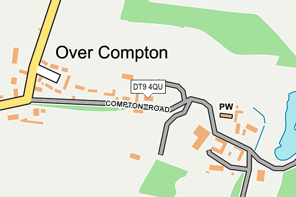 DT9 4QU map - OS OpenMap – Local (Ordnance Survey)