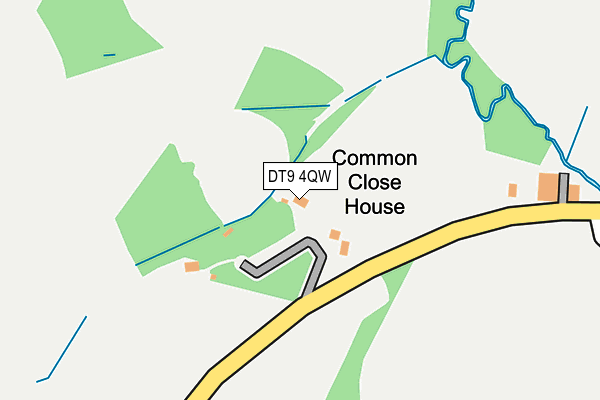 DT9 4QW map - OS OpenMap – Local (Ordnance Survey)