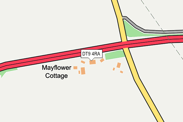 DT9 4RA map - OS OpenMap – Local (Ordnance Survey)