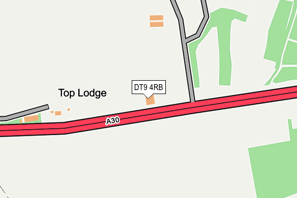 DT9 4RB map - OS OpenMap – Local (Ordnance Survey)