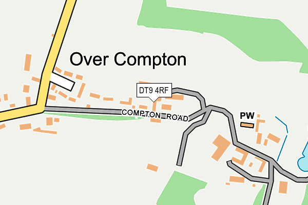 DT9 4RF map - OS OpenMap – Local (Ordnance Survey)